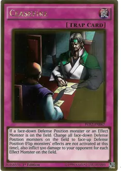Ceasefire PGL2-EN062 Gold Rare Yu-Gi-Oh Card 1st Edition New - Image 1