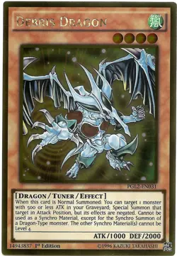 Debris Dragon PGL2-EN031 Gold Rare Yu-Gi-Oh Card 1st Edition New - Image 1