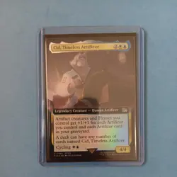 Cid, Timeless Artificer (Extended Art) MTG Final Fantasy Foil - Image 1