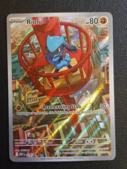 Pokemon TCG - Riolu Illustration Rare Promo (010) - Mega Evolution - - Image 2