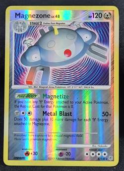 Pokemon TCG Magnezone Reverse Holo Diamond & Pearl 8/130 NM - Image 1