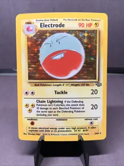 Pokemon TCG Electrode 2/64 Jungle Set Unlimited Holo Rare WOTC VTG 1999 LP/MP - Image 1