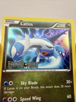 Pokemon TCG Latios 10/20 Dragon Vault STAMPED Holo 2012 LP - Image 2