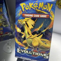 Pokemon TCG XY Evolutions Booster Pack 2016 Charizard Art 2nd Pack Right Side - Image 3