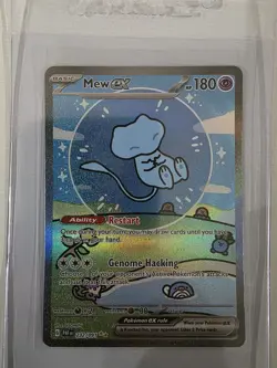 Pokemon TCG Mew EX 232/091 Sv: Paldean Fates Bubble Mew - Image 1