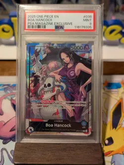 One Piece Promo Psa Magazine Exclusive Boa Hancock #038 PSA 9 - Image 3