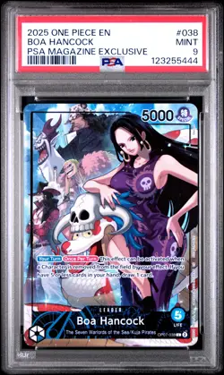 2025 ONE PIECE PROMOS PSA MAGAZINE EXCLUSIVE #038 BOA HANCOCK PSA 9 - Image 1