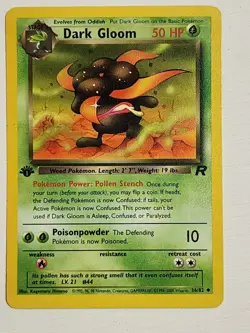 Dark Gloom - 36/82 - Team Rocket - 1st Edition- Uncommon-Pokemon TCG-NM - Image 1