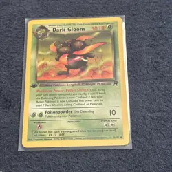 Pokemon TCG Dark Gloom 1st Edition 36/82 Team Rocket Vintage WoTC LP+ - Image 3