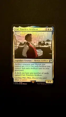 MTG Final Fantasy **Cid, Timeless Artificer (0413) - FOIL x1** NM - Image 1