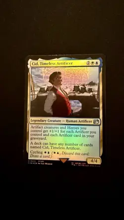 MTG Final Fantasy **Cid, Timeless Artificer (0413) - FOIL x1** NM - Image 2