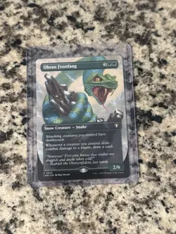 Ohran Frostfang (Borderless) #650 (NM) Commander Masters CMM Magic MTG - Image 1