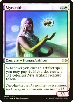 4 x FOIL Myrsmith 23 Uncommon Double Masters NM MTG PLAYSET - Image 1