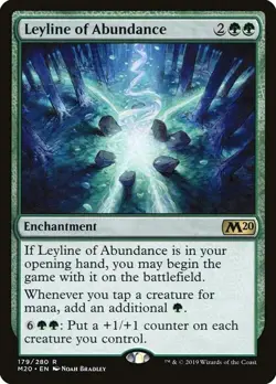 Magic The Gathering MTG LEYLINE OF ABUNDANCE Core Set 2020 NM Near Mint - Image 1