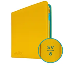 Vault x 12 Pocket Exo-Tec Zip Binder SV8 Pokemon Surging Sparks New Free Ship US - Image 1