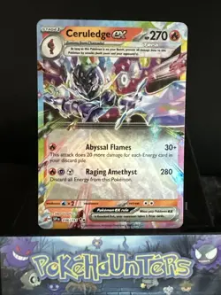 Pokemon Card Ceruledge EX 036/191 Surging Sparks Double Rare Near Mint - Image 1