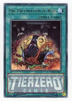Yugioh Pre-Preparation of Rites WISU-EN056 Rare 1st Edition Near Mint - Image 1
