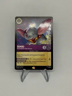 Disney Lorcana Fabled Dumbo Ninth Wonder of the Universe 45/204 Legendary - Image 1