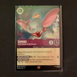 Disney Lorcana Fabled Dumbo Ninth Wonder Of the Universe 45/204 Legendary NM - Image 1