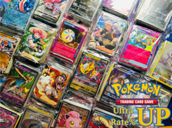Pokemon Lot 50 OFFICIAL TCG Cards w/ Rare, EX, GX, V, IR, UR, SIR, Ultra, Holo + - Image 1