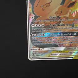 Pokemon TCG Eevee & Snorlax GX SM169 Alt Art Tag Team Sun & Moon Promo LP/NM - Image 5