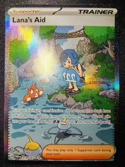 Pokemon EN 2024 Twilight Masquerade Lana's Aid 219/167 Special Illustration Rare - Image 1