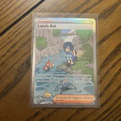 Pokemon TCG Lana’s Aid 219/167 Twilight Masquerade Special Illustration Rare NM - Image 1