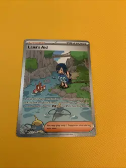 Lana's Aid 219/167 SIR - Pokemon Twilight Masquerade Special Illustration NM - Image 1