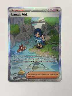 Pokemon TCG Lana’s Aid 219/167 Twilight Masquerade Special Illustration Rare NM - Image 1