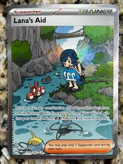 Lana's Aid • 219/167 • Special Illustration Rare • Pokemon • Twilight Masquerade - Image 1