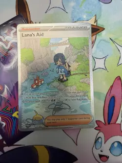 Pokemon TCG Twilight Masquerade Lana’s Aid 219/167 Special Illustration Rare NM - Image 1