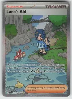 Pokemon Lana's Aid Special Illustration Rare SV06: Twilight Masquerade 219/167 - Image 1
