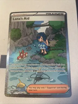 Pokemon TCG Twilight Masquerade Lana’s Aid 219/167 Special Illustration Rare NM - Image 1