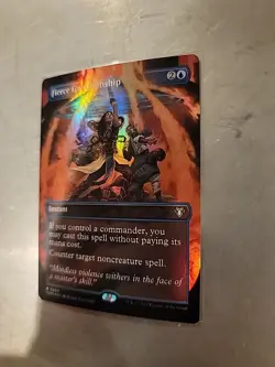 MTG Fierce Guardianship Commander Masters 0694 Foil Borderless Rare - Image 2