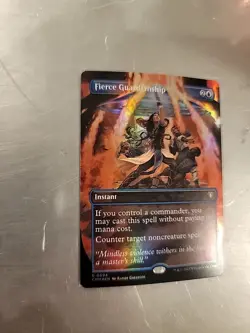 MTG Fierce Guardianship Commander Masters 0694 Foil Borderless Rare - Image 3