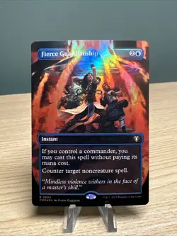 Fierce Guardianship (Borderless) Commander Masters Foil - Near Mint - Image 1