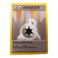 Pokemon TCG Double Colourless Energy Base Set, Card 96/102, Uncommon - Image 1