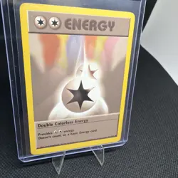 VTG Pokemon TCG Double Colorless Energy 96/102 Base Set Non-Holo 1999 WOTC - Image 4