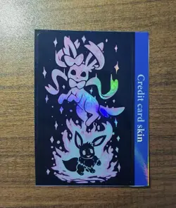 Sylveon VMAX Pokemon Credit Card Skin / Decal Holo Shiny - Image 1