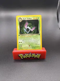 DARK GOLBAT Pokemon Card - WOTC - 1st Edition - Team Rocket - 7/82 - HOLO - LP - Image 1