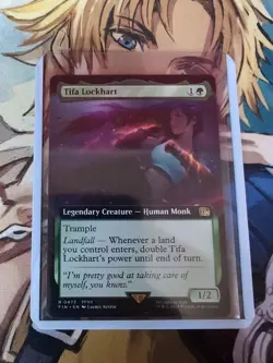 MTG - Tifa Lockhart - Extended Art Non-foil - Final Fantasy Universes Beyond - Image 1