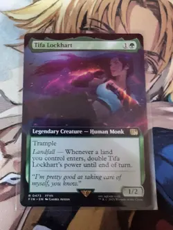 MTG - Tifa Lockhart - Extended Art Non-foil - Final Fantasy Universes Beyond - Image 2