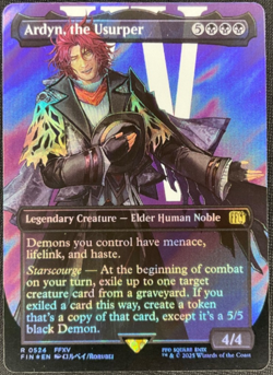 Ardyn, the Usurper Final Fantasy 0524 MTG Borderless Surge Foil NM - Image 1