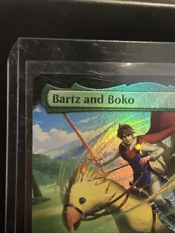 Bartz and Boko Foil Extended Art Magic the Gathering Final Fantasy #469 - Image 2