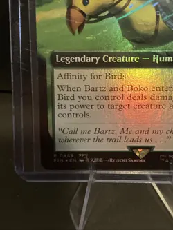 Bartz and Boko Foil Extended Art Magic the Gathering Final Fantasy #469 - Image 4