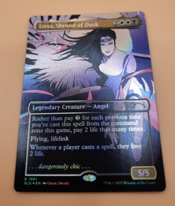 Liesa, Shroud of Dusk Rainbow Foil Secret Lair MTG Magic The Gathering 1961 - Image 3