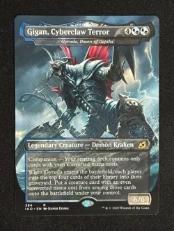 1x MTG Gigan, Cyberclaw Terror - Gyruda, Doom of Depths - Ikoria (IKO) #384 - Image 1