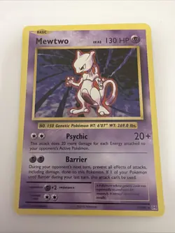 Pokemon TCG Mewtwo 51/108 2016 XY Evolutions Non Holo NM - Image 1