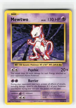 MEWTWO 51/108 XY EVOLUTIONS NON HOLO RARE POKEMON TCG NM - Image 1