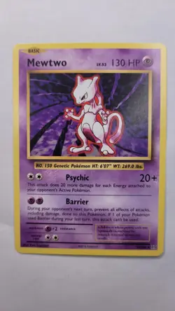 Pokemon TCG Mewtwo XY Evolutions 51/108 Regular Rare NM - Image 1